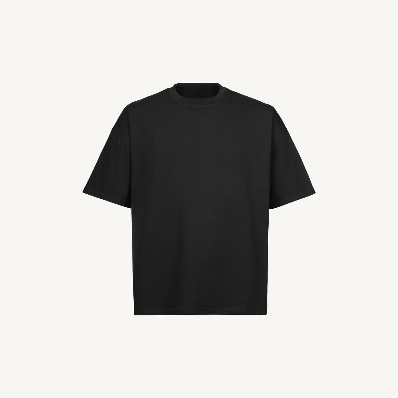 Black Oversized Boxy Tee