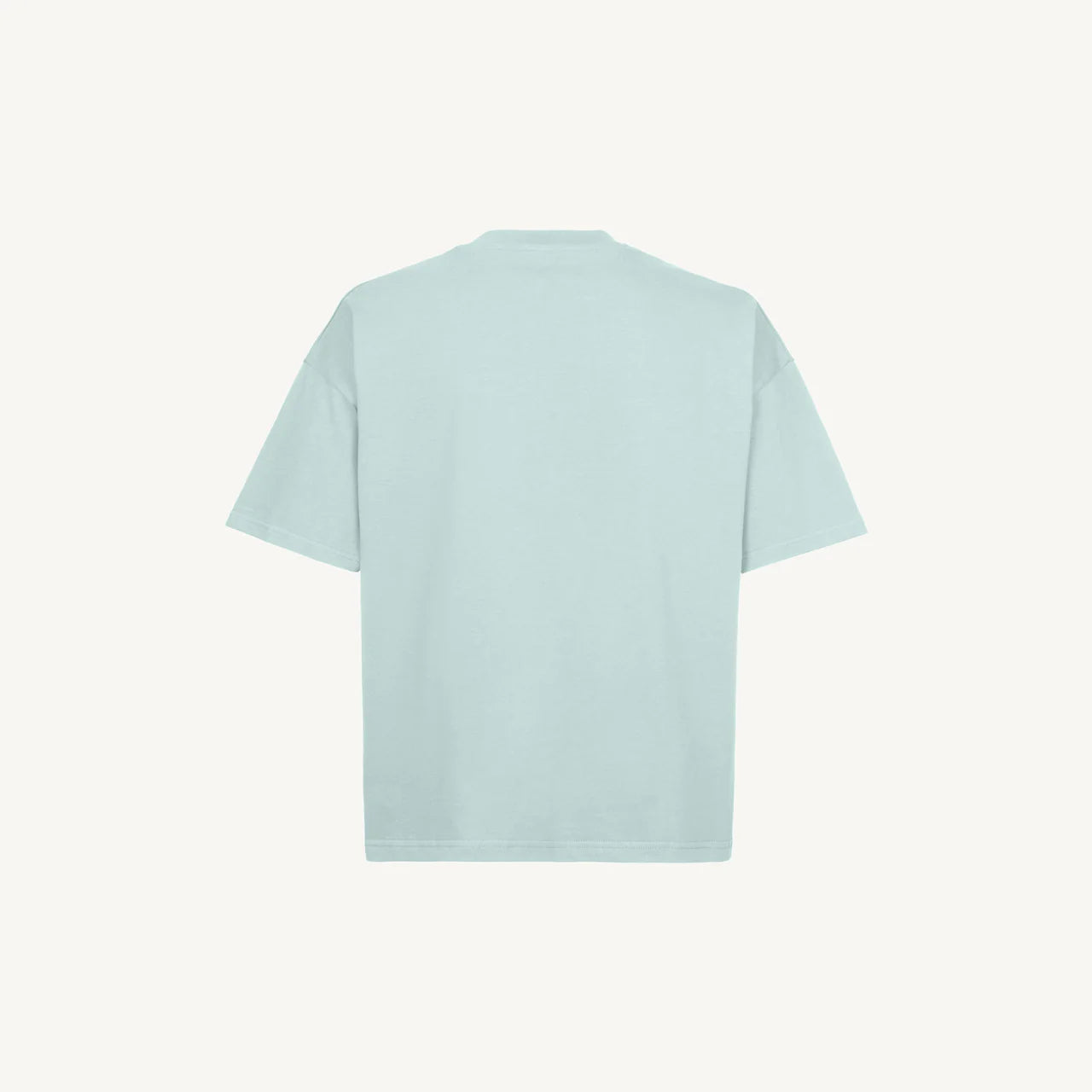 Cold Blue Oversized Boxy Tee