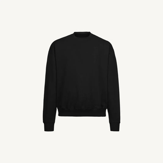 Black Oversized Crewneck