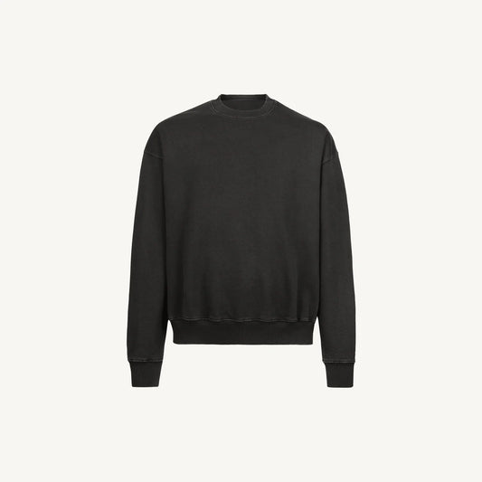 Vintage Black Oversized Crewneck