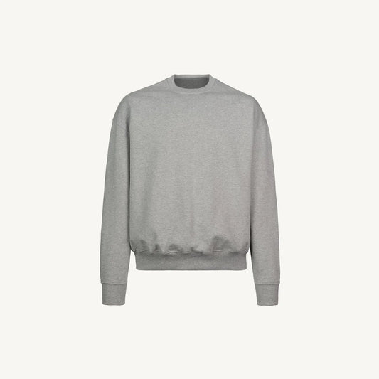 Grey Marl Oversized Crewneck