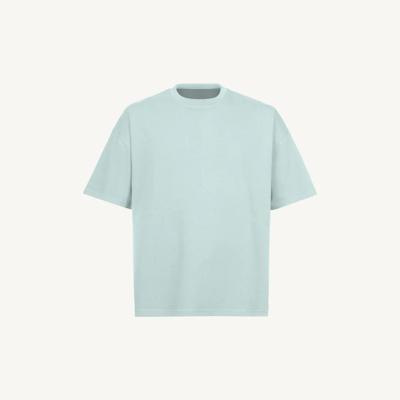 Cold Blue Oversized Boxy Tee