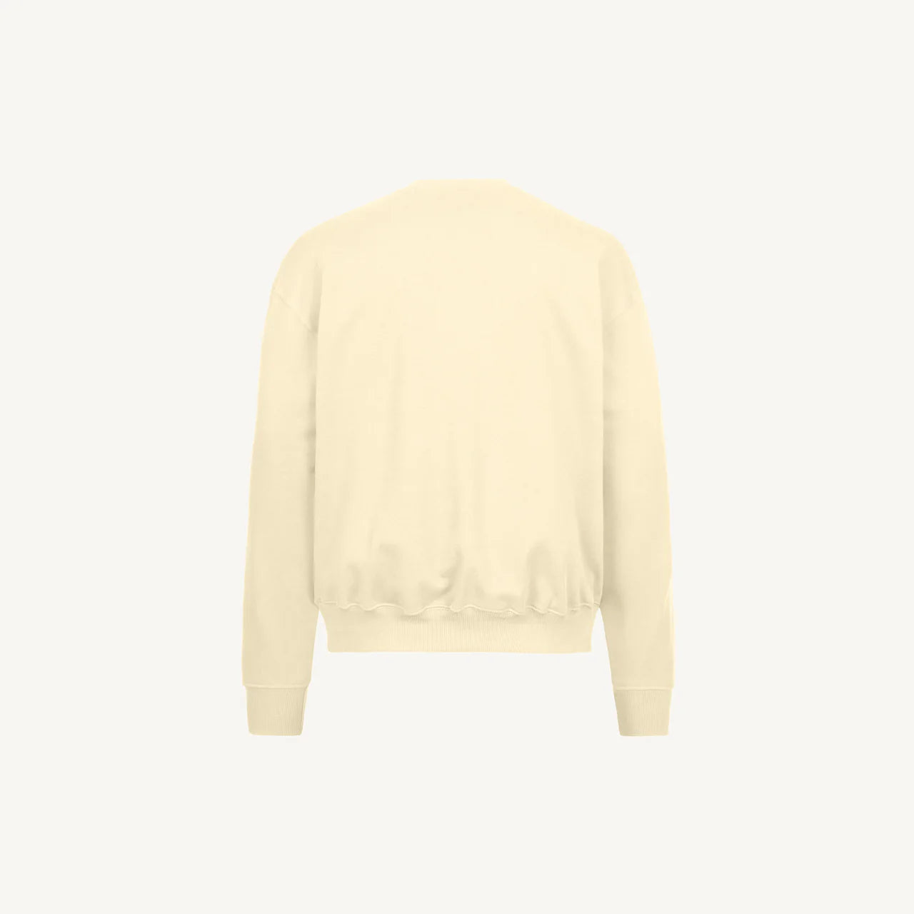 Cream Oversized Crewneck