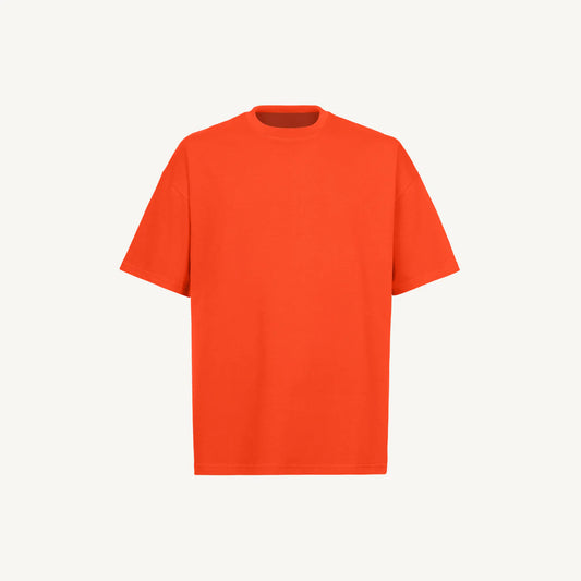 Hot Orange Oversized Tee