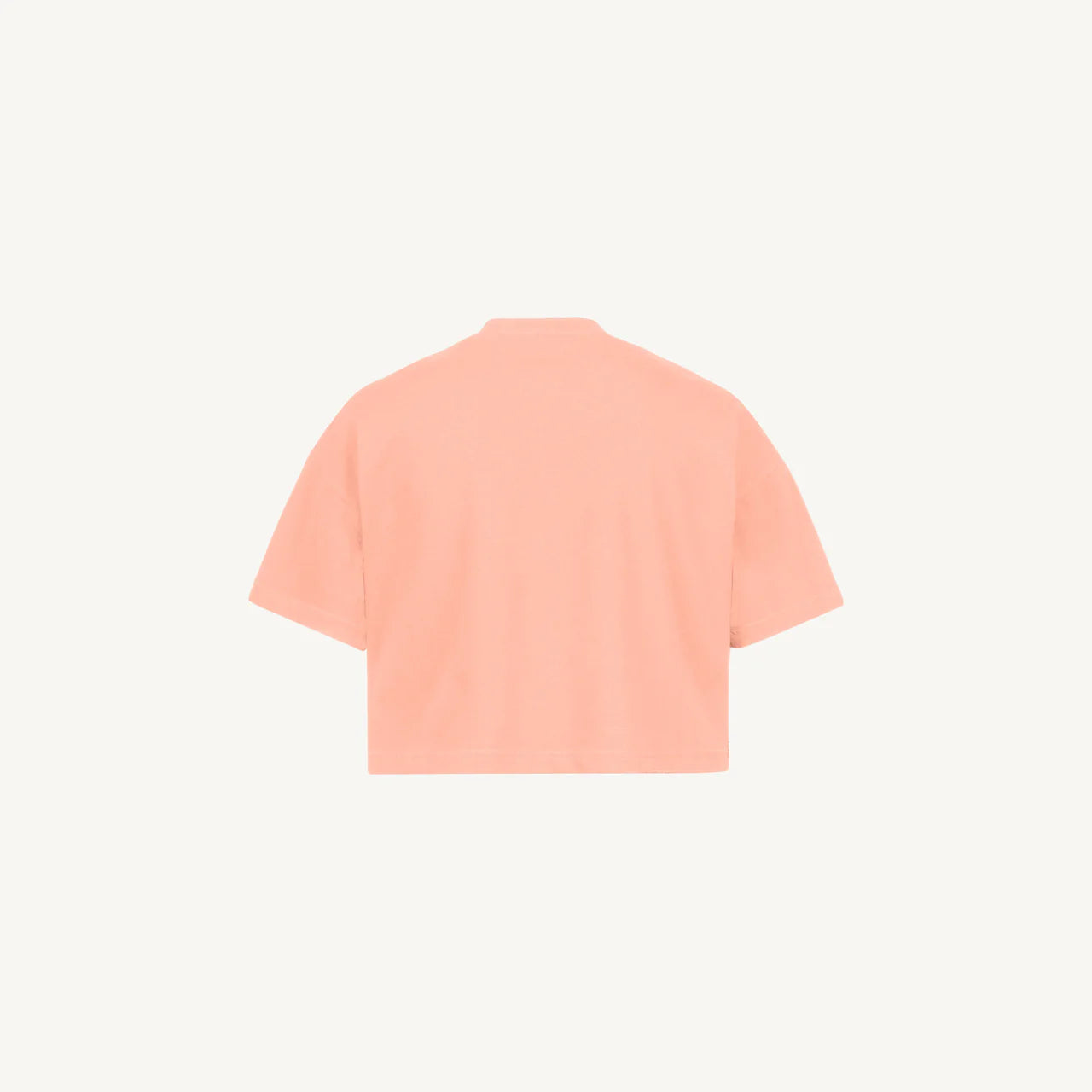 Pink Clay Cropped Oversized Tee